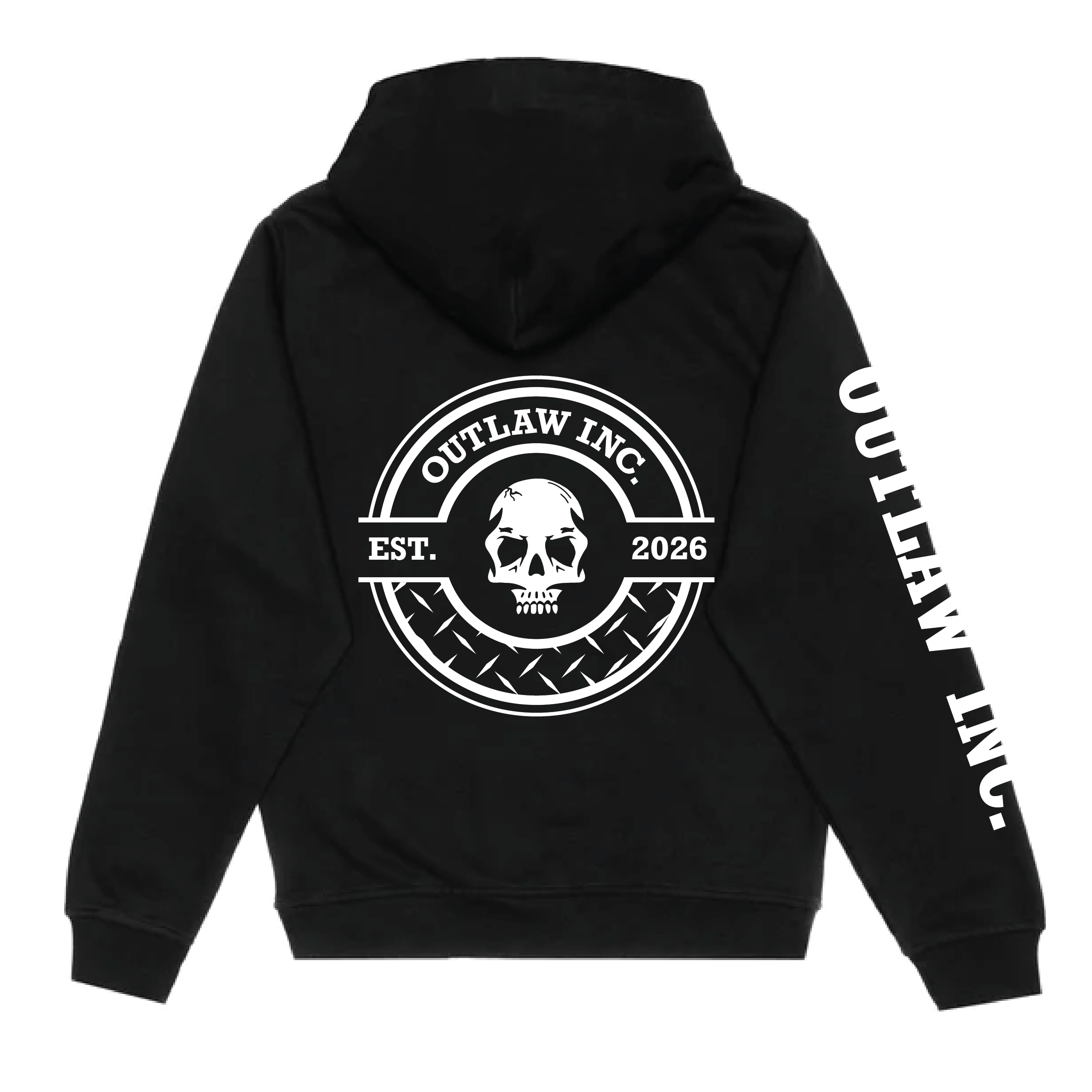 OUTLAW Inc. Full Zip-Up Hoodie (5560)