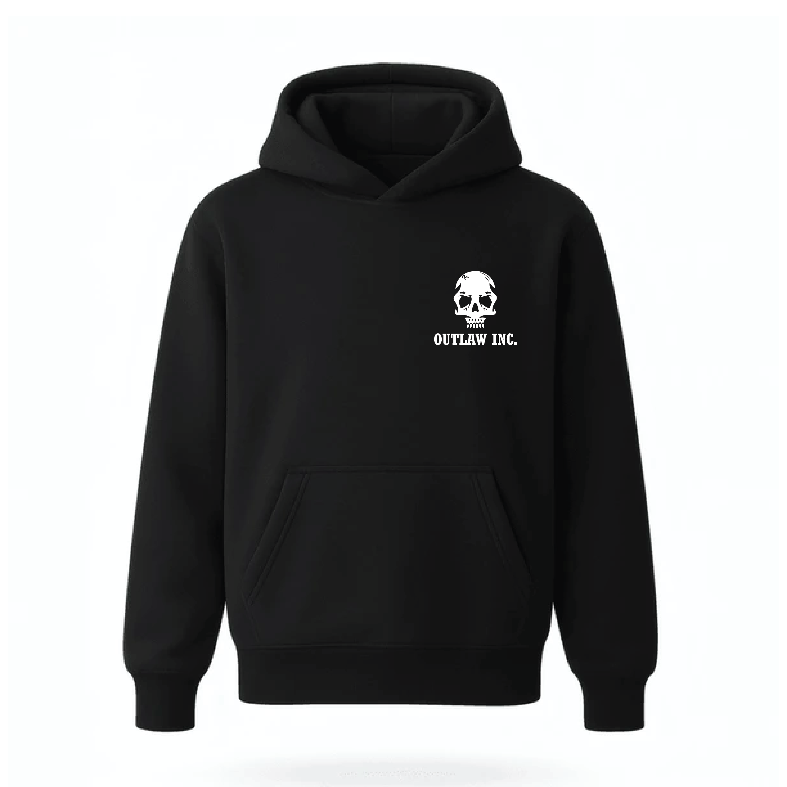 Diamond Plate Chest Logo Hoodie back