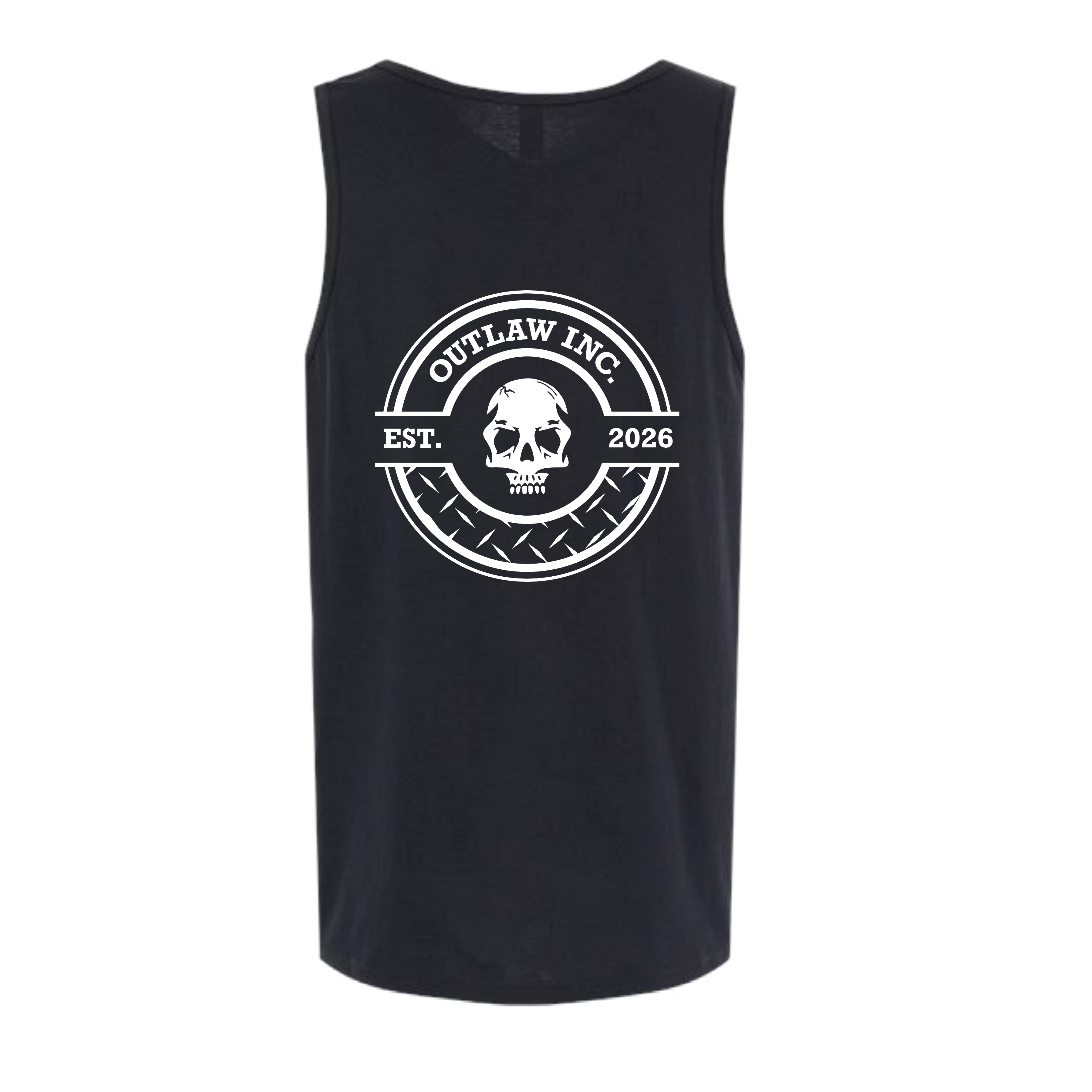 Diamond Plate Tank back