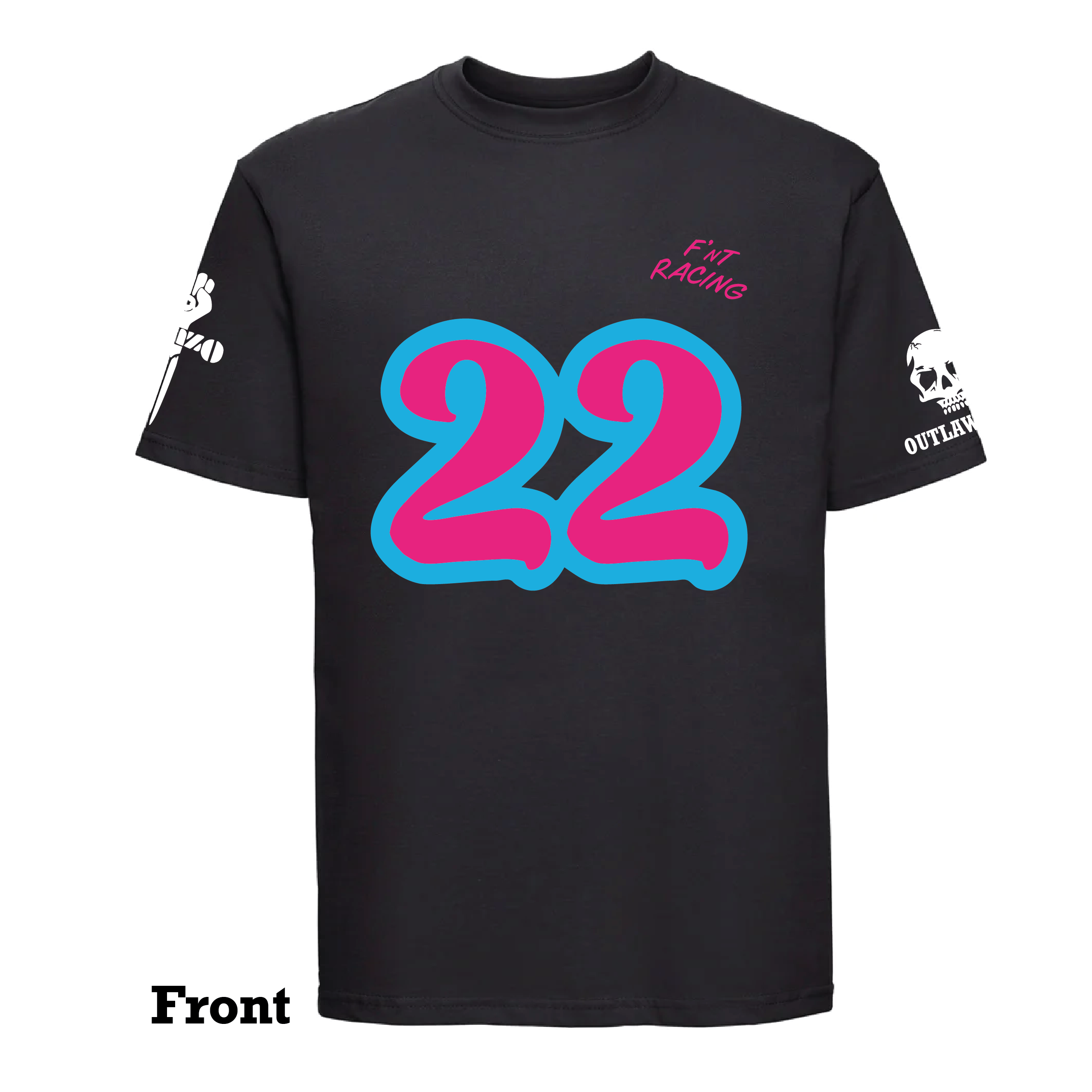 F'nT Racing Tee back